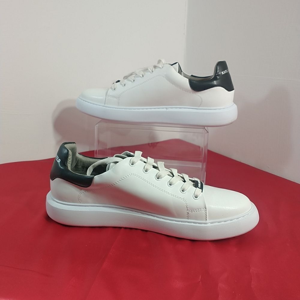 Karl Lagerfeld Mens SZ 13M Paris 3D Karl Head White/Black. - Picture 5 of 11